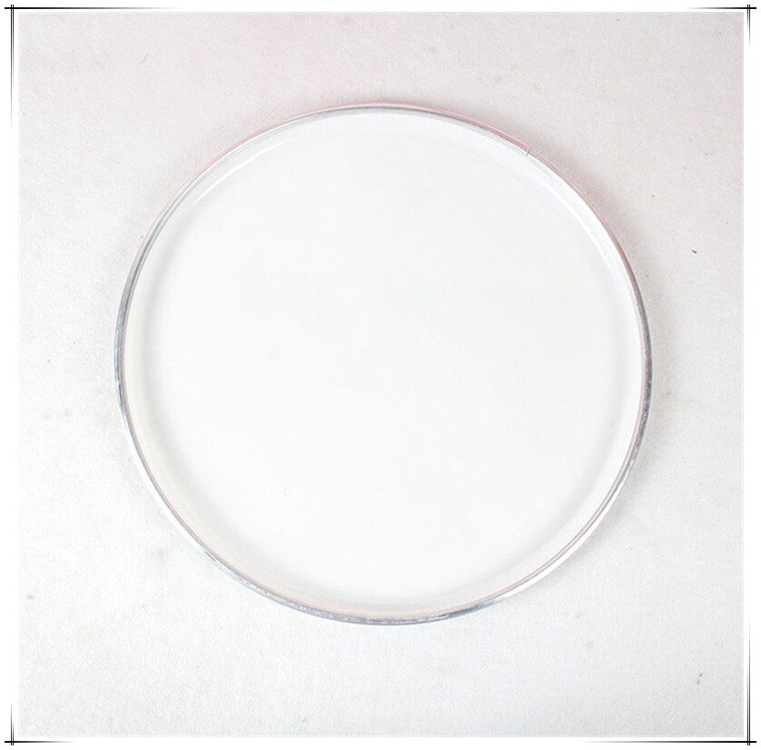 Tête de tambour en peau blanche et noire de 20 pouces, contrôle du son, surface de tambour, accessoires de tambour avec matériau PET importé