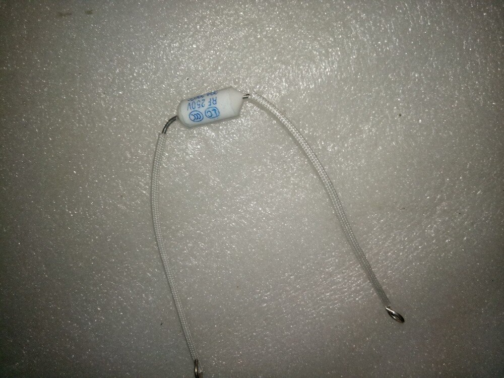 /5 Pcs/Nylon Coated Rice Cooker Ceramic Thermal Fuse 20A 250V 200 Celsius