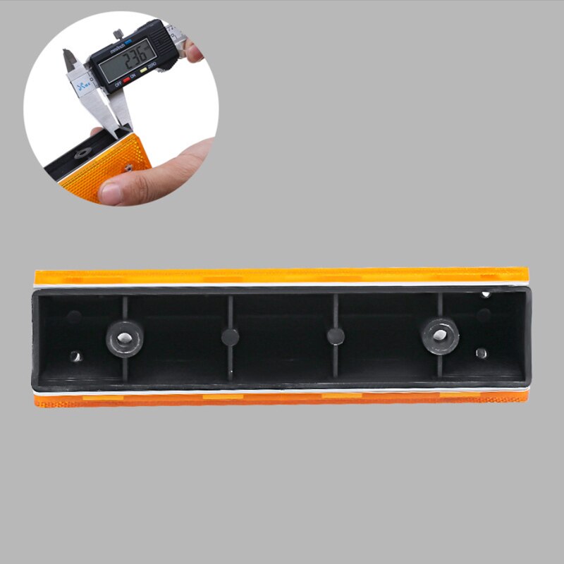 Reflective Material road stud Pavement Marker Anti-collision warning spike yellow LED