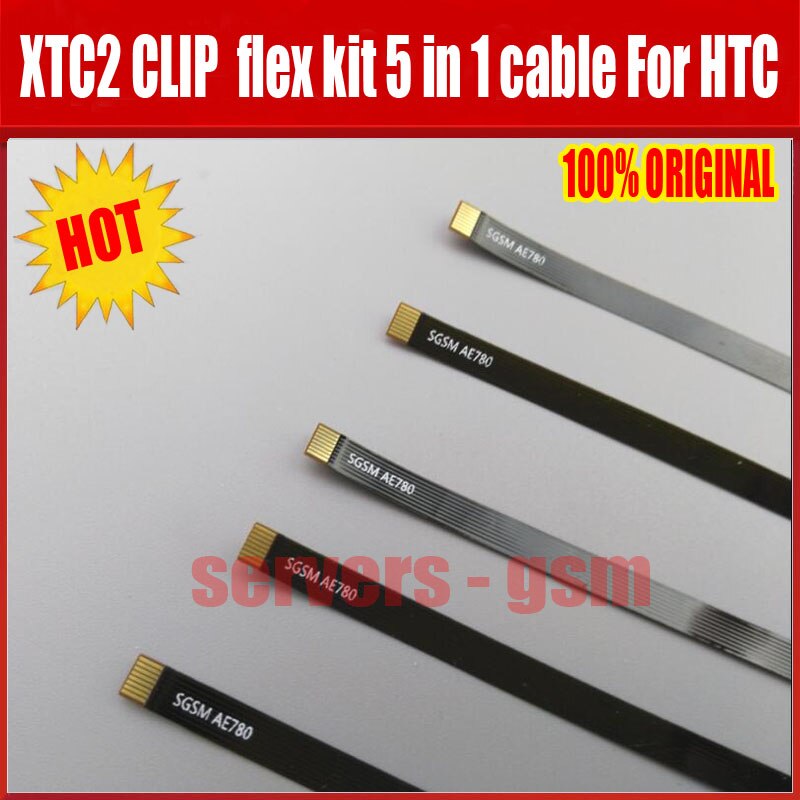 Neueste 5 teile/los Original xtc 2 Clip flex kabel XTC CLIP 2 flex kit 5 in 1 Für HTC ohne box