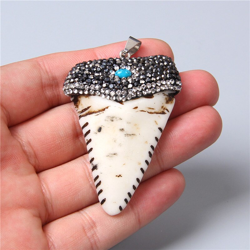 Vintage étnico touro crânio vaca osso pingente de dente crânio charme pingente para fazer jóias masculino feminino neckalce encontrando bravo guerreiro: 5