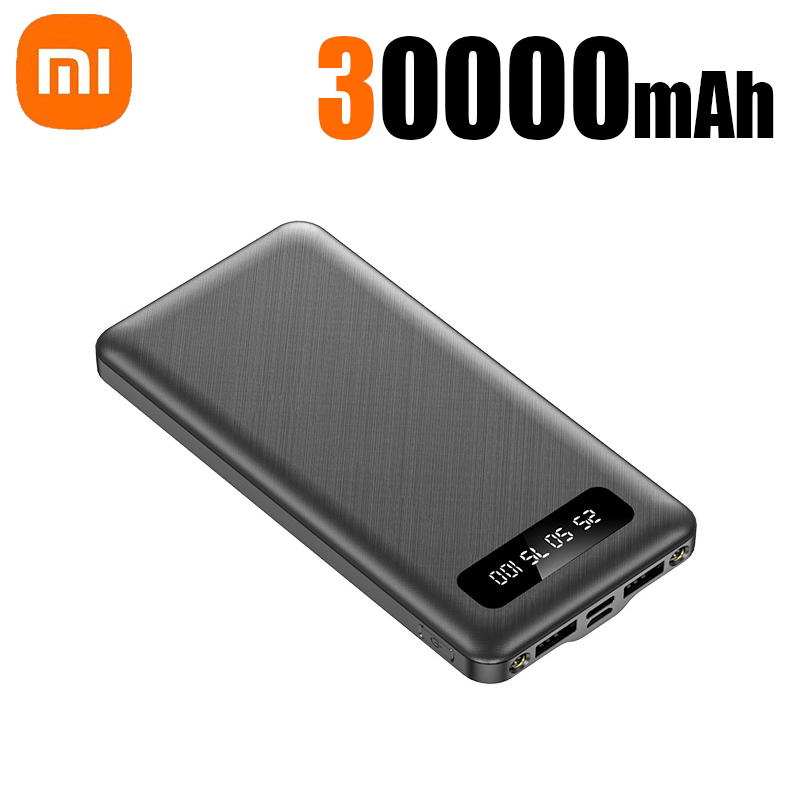 Xiaomi 500000mAh Power Bank 120W Carga super rápida Bateria externa portátil de grande capacidade com display digital LED para telefones: BRANCO