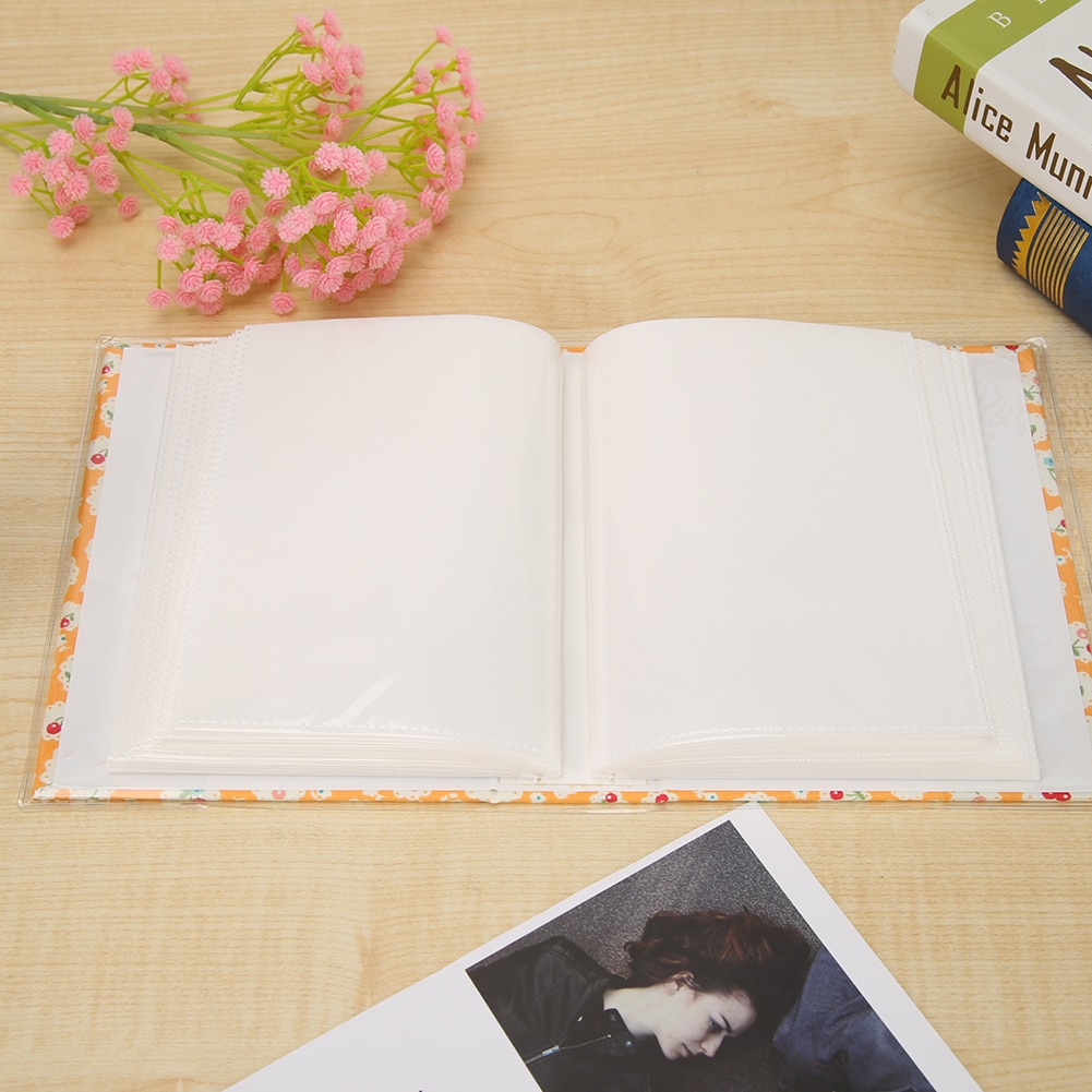 6 pouces 100 feuilles Album Photo cadre de rangement Photo bande dessinée insérer Page Scrapbooking Photo étui maison famille enfants Album Photo