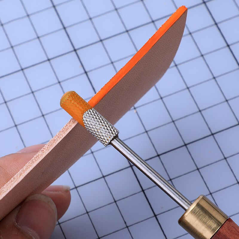 Oil Painting Pen DIY Leathercraft Speedy Edge Brass Head Leather Edge Pen Applicator Edge Paint Roller Pen Top Edge Dye Tools
