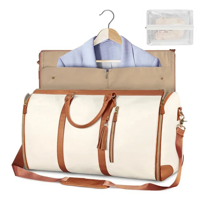 1pc Faltbare frauen Reise Bequem Handgepäck Kleidung Tasche Große PU Leder Seesack frauen Business reisetasche