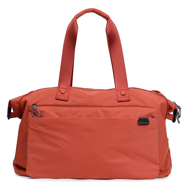 Fouvor Mode Sport Causale Vrouwen tas Pils Capaciteit Oxford Handtas Soild Waterdichte Canvas Tas 2802-14: red large