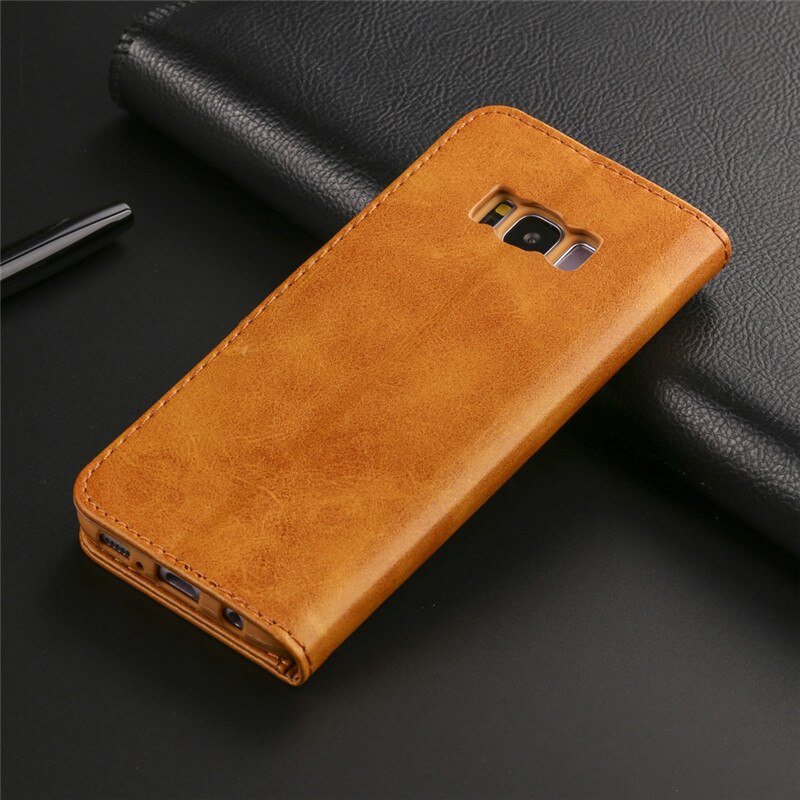 For Samsung Galaxy S8 Plus Case Leather Vintage Phone Case On Samsung S8 Plus Case Flip Wallet Cover For Samsung S8 Case S8+ Bag