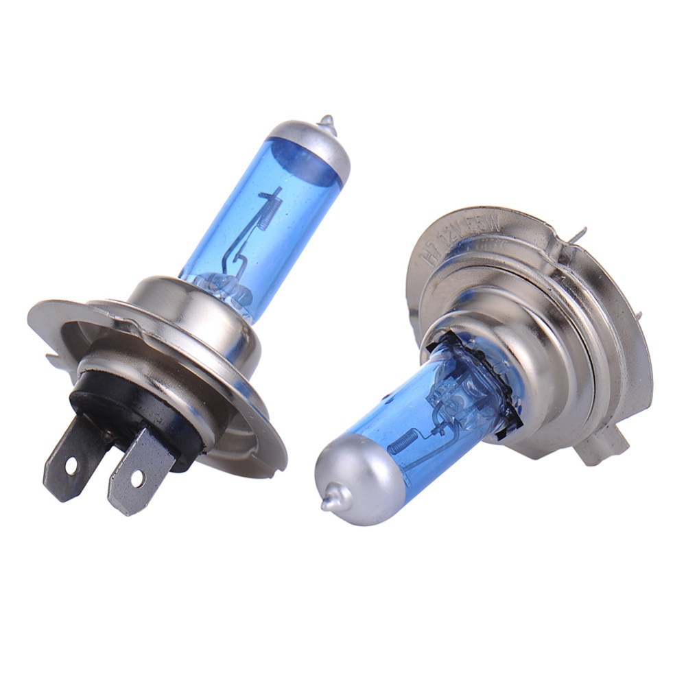 2pcs/lot H7 12V 55W Lamp Auto Car Headlight Super Bright White Fog Bulb Car Light Source Automotive car-styling