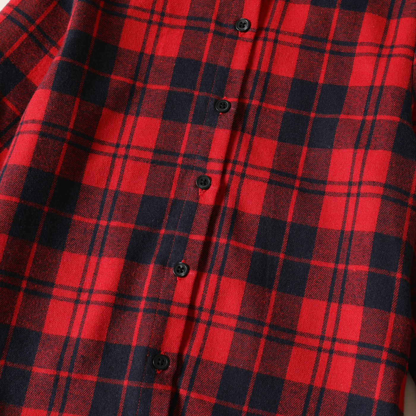 Camicia a maniche lunghe con bottoni scozzesi in cotone 100% cotone PatPat Kid Girl