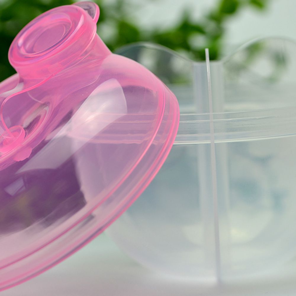 Bärbar baby tecknad mjölkpulver dispenser mat formel behållare förvaring matningslåda 3 lager reseförvaringslåda för barn