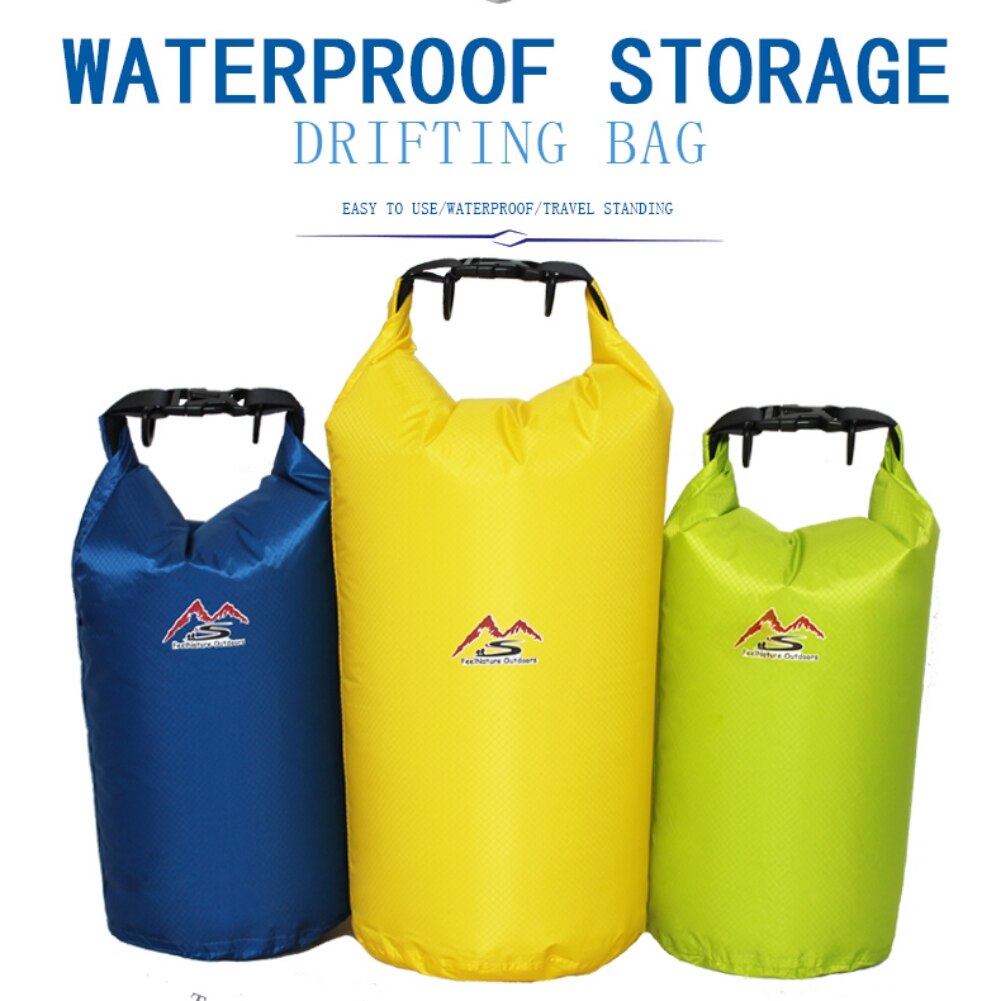 Outdoor Dry Backpack Water Floating Bag Roll Top Sack Kayaking Waterproof Bag Rafting Boating River Trekking Swimming Pool