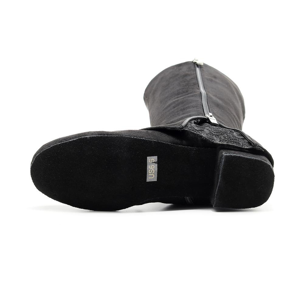 Women Dance Shoes Soft Sole boots Dancing Shoes Ballroom Tango Social Party Dancing Ladies long dance boots