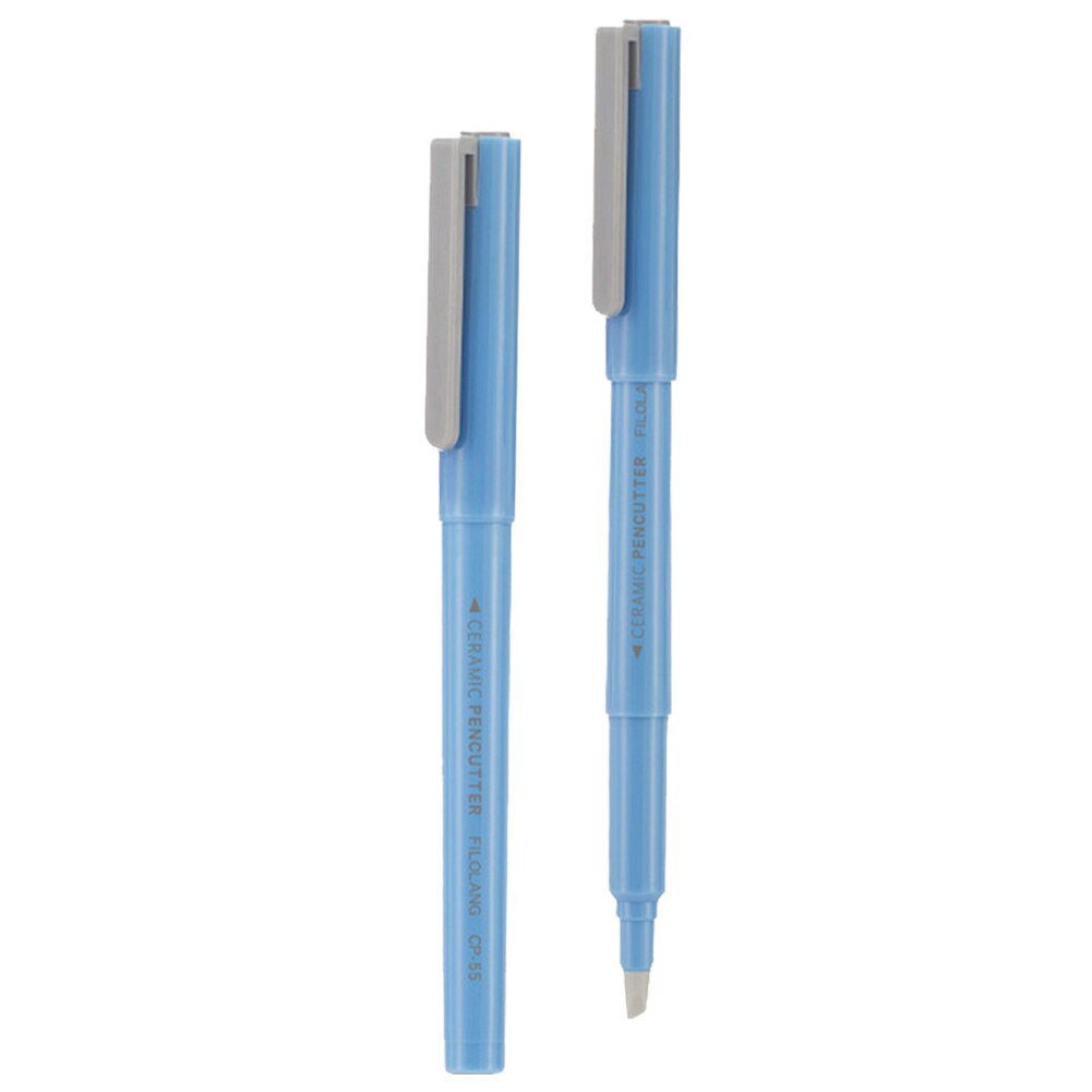 DIY Diamond Painting Parchment Paper Ceramic Cutter Pen Shaped Blade Cross Stitch Embroidery Crafts Tool Art Accessories: Blue