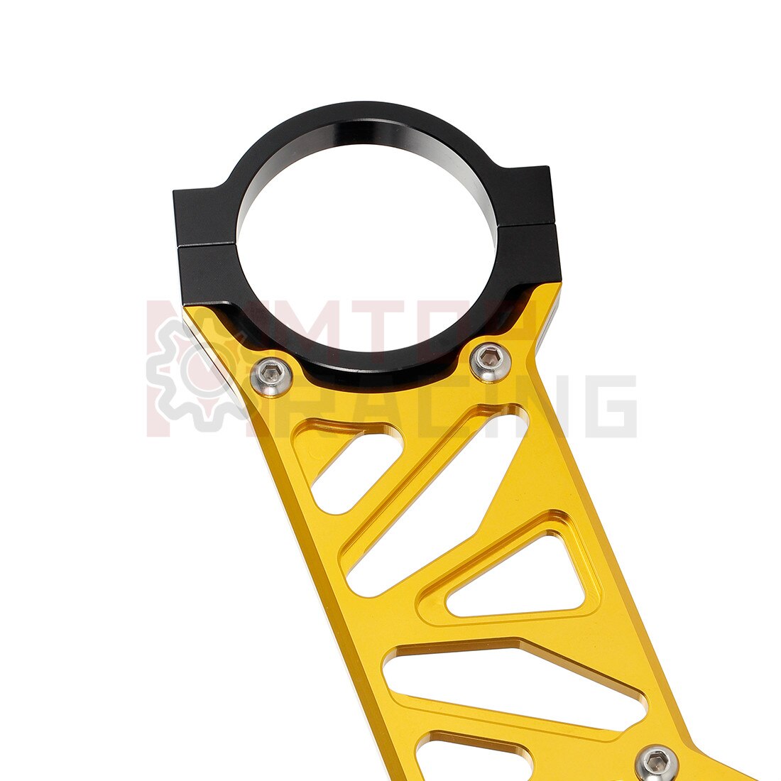 Supporto forcella stabilizzatore forcella anteriore per Yamaha RZ350 4U0 1981-1982 RZ250 4L3 RD250LC 1981-1983 argento oro