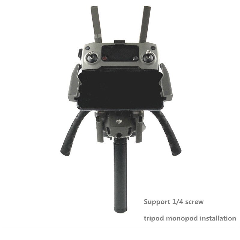 Håndholdt stabilisator holder gimbal bakke fjernbetjening monteringsbeslag support 1/ 4 stativ monopod til dji mavic 2 pro zoom drone