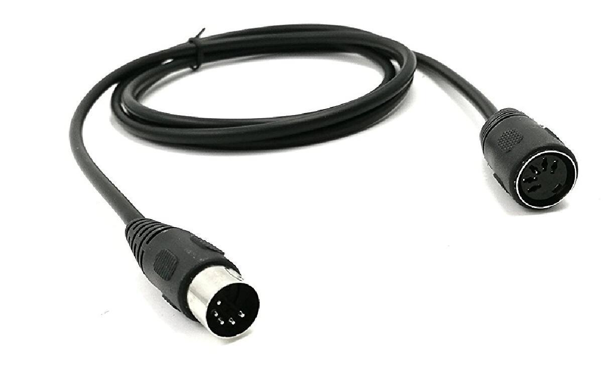 Cable de extensión MIDI de 5 pines, Cable adaptador MIDIAT de Audio DIN macho a hembra de 5 pines para teclado MIDI, cable de 50cm, 150cm y 300cm