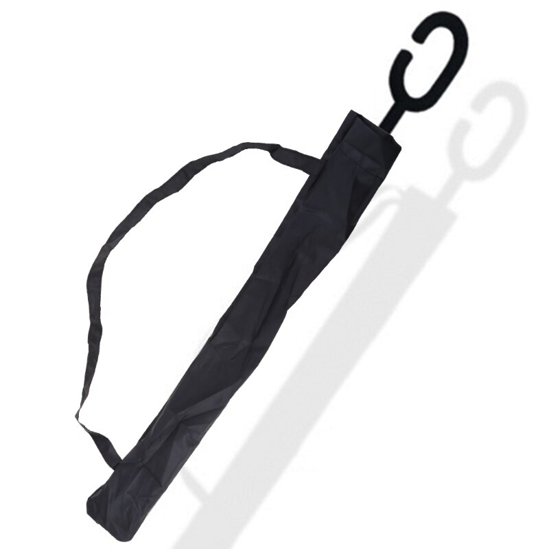 Upside Down C-Handle Reverse Umbrella Storage Bag Case Anti-Dust Protective Cover Shoulder Strap Carry Holder
