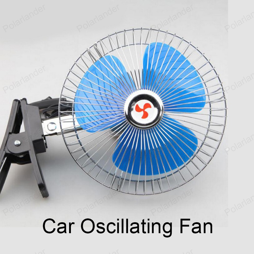 Mini Electric 8 inch 24 V 25W Car Fan Low Noise Summer auto Air Conditioner Portable Vehicle Cooling Fan