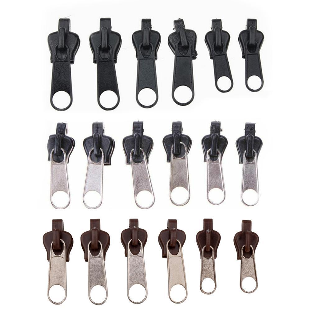 12pcs/set Universal Zipper Repair Kit Instant Fix Zip For Tailor Slider Zipper To Sewing Bulk Zip Craft Teeth Rescue Replac Q3J7