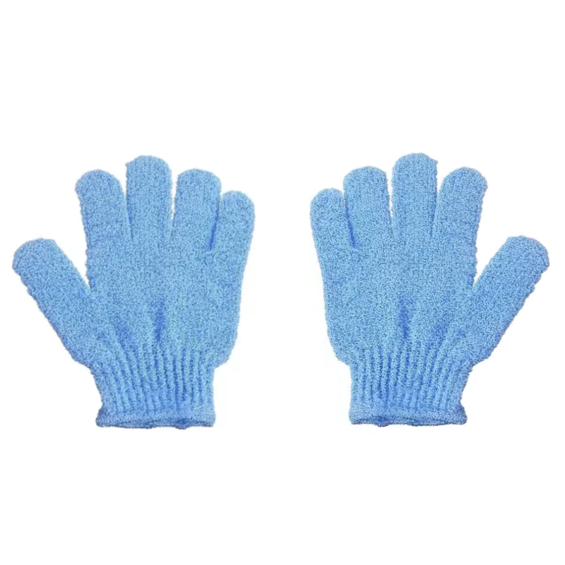 Gant de toilette de nettoyage du corps, brosse douce, maison, hôtel, salle de bain, boule de douche, ensemble d'épurateur de dos, serviette exfoliante pour la peau, gants de bain: Marron