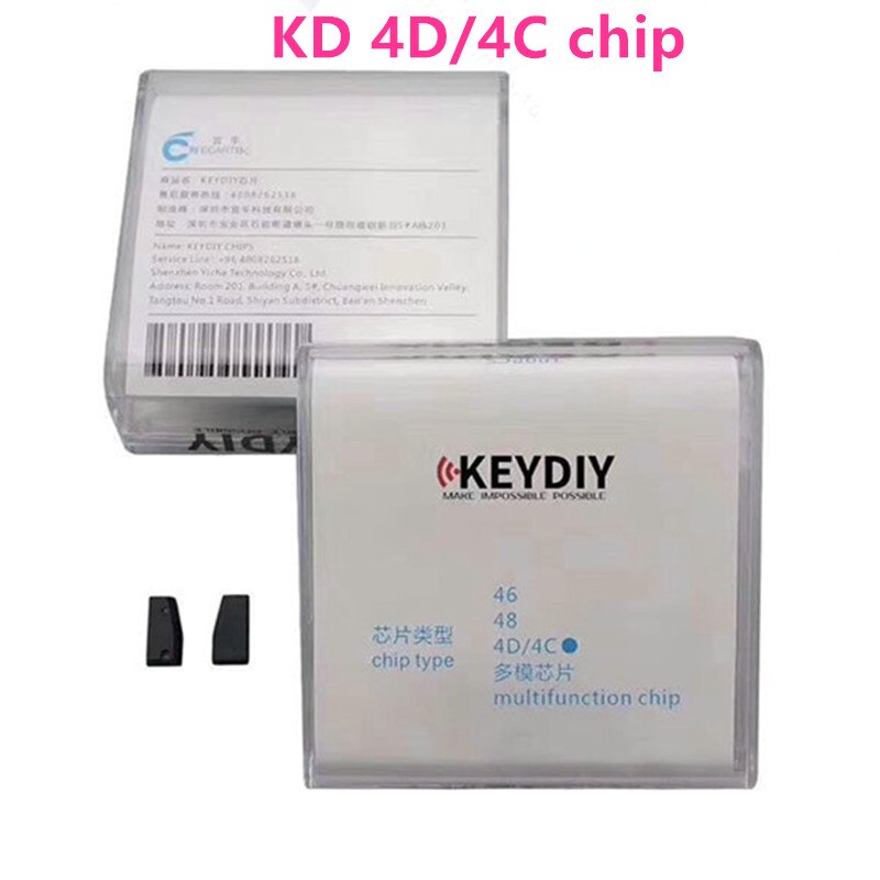 10 Pcs Originele Kd ID4C/4D Keydiy 4D Kopie Chip Transponder Voor Keydiy KD-X2