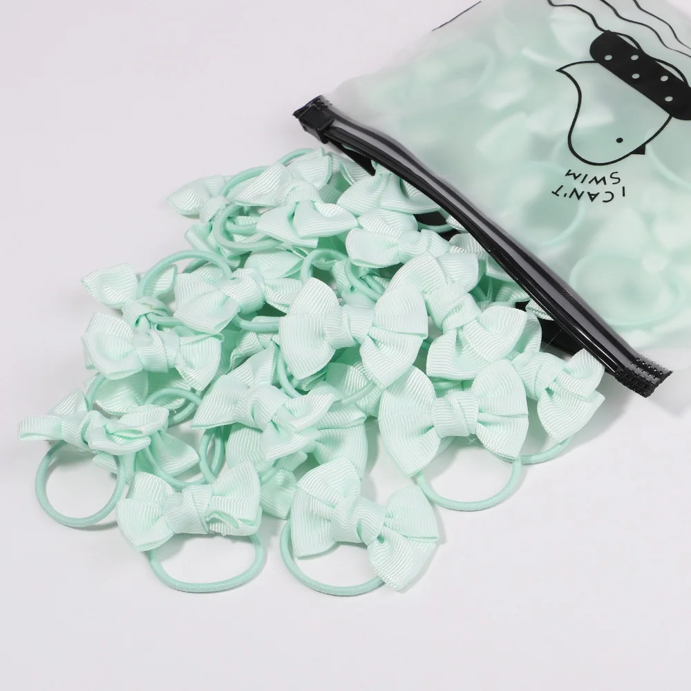 5/10/20 piezas lazos para la cabeza para niños, tocado para niñas, banda elástica para el cabello, lazo de cuerda para el cabello para niños, conjunto de banda de goma, accesorios para el cabello: S / Amarillo claro