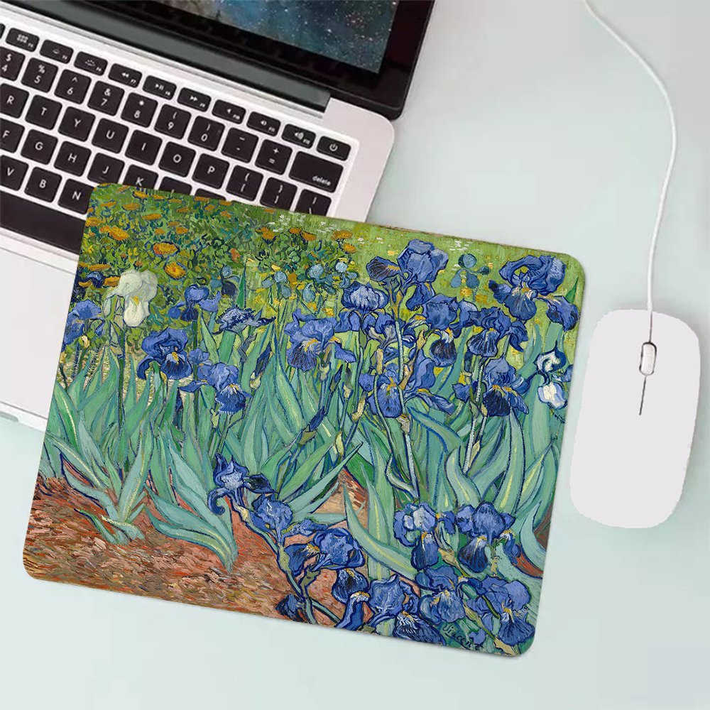 Van Gogh Painting Small Gaming Mouse Pad PC Gamer Keyboard Mousepad Computer Mouse Mat Laptop Carpet Anime Mause pad Desk Mat
