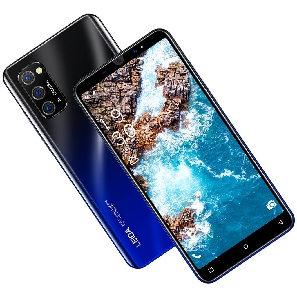 S20mini Smart Phone Learning Machine 5in Dual SIM Android Fingerprint Face Unlocked Education Memory 1GB+16GB: Black