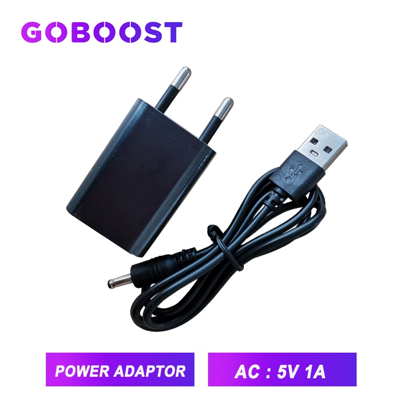 Goboost Voeding Adapter Met Usb Interface 5V 1A Dc 3.5*1.5Mm Booster Monitor Etc Regelgeving Charger adapter Supply Eu Plug