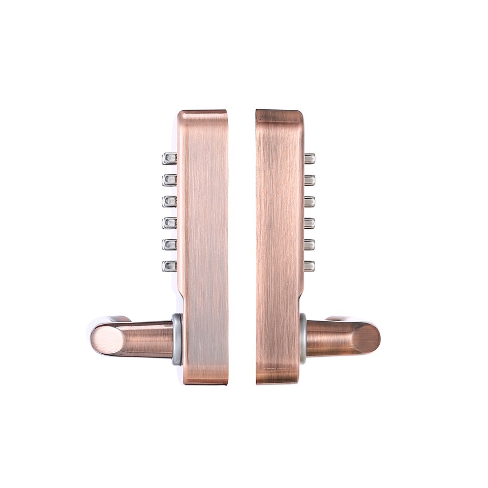 OSPON Double sided mechanical pushbutton keyless lever handle door lock OS209S