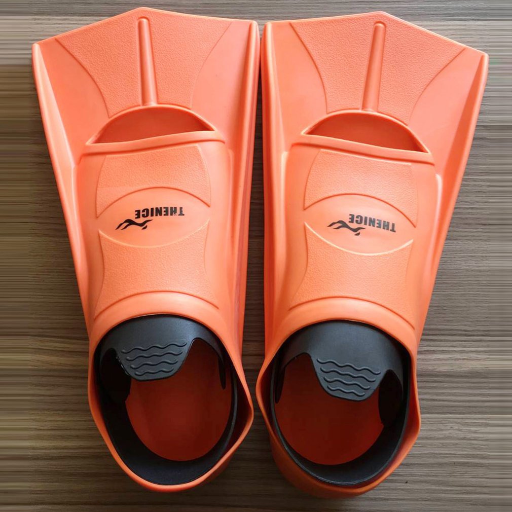 Swimming Fins Short Flipper Diving Flippers Silicone Comfortable Lightweight Swim Fins Shoes Diving Equipment Unisex