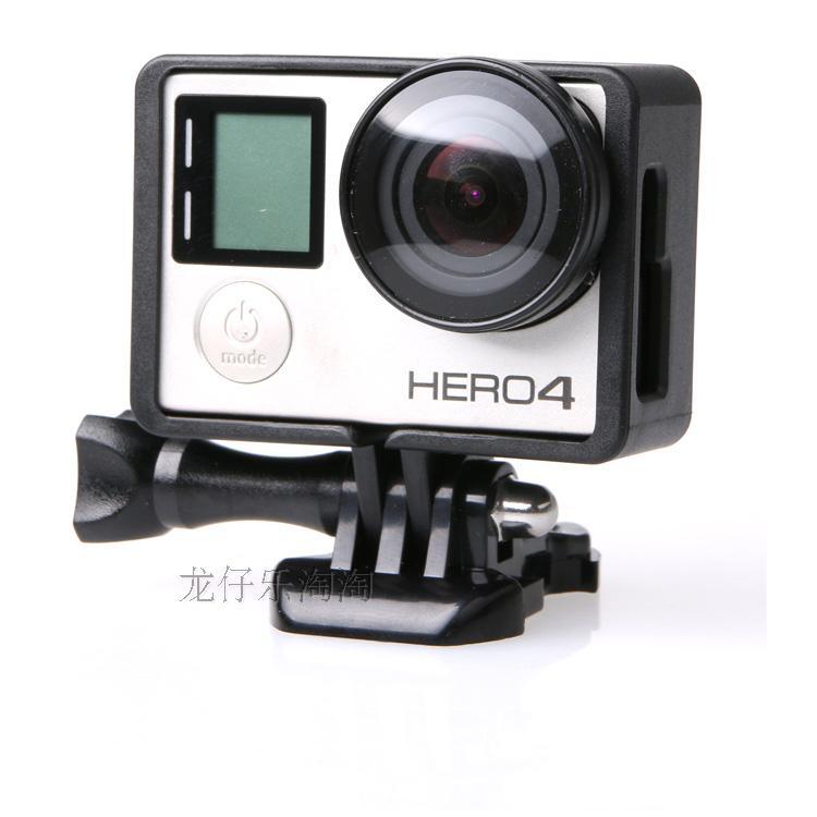 Filtro Protector de lente UV + funda protectora estándar para Gopro Hero 3 3 + 4, accesorios: Default Title