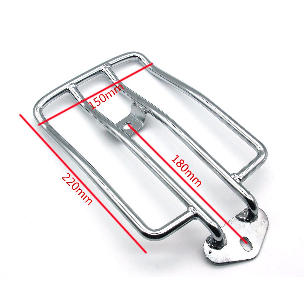 Motorcycle Back seat plating rack Motorcycle rear solo seats for Harley XL Sportsters iron 48 luggage rack support frame
