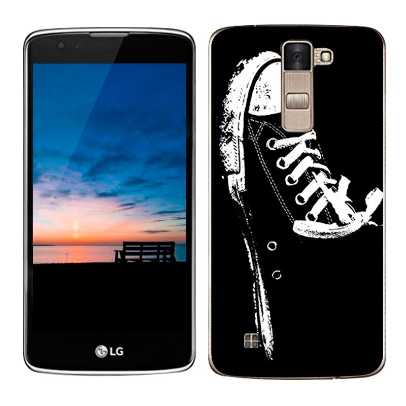 Luxury Case For LG K8 Lte K350 K350E K350N Covers Scape Painted Silicon TPU Soft Cover For LG K8 Phone Cases 5.0 Capa: 08