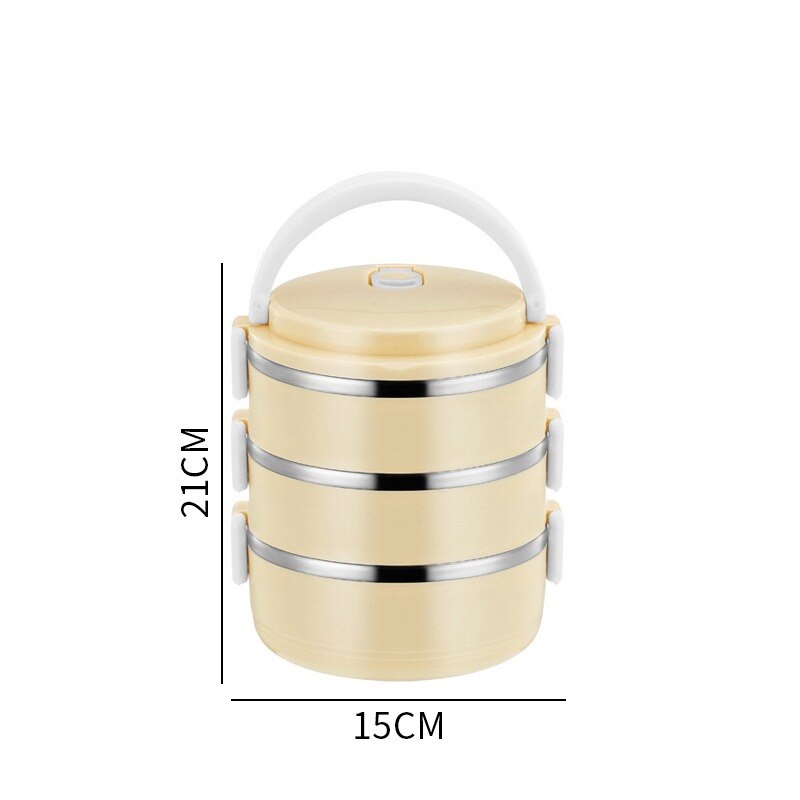 Cute Japanese Lunch Box For Kids School Portable Food Container Stainless Steel Bento Box Kitchen Leak-Proof Lunchbox Heated