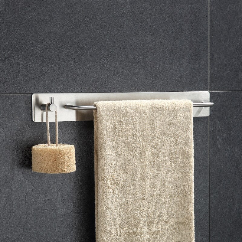 Huishouden Zelfklevende Muur Deur Haak Heavy Duty Rvs Hanger Badkamer Keuken Handdoek Roest Haak