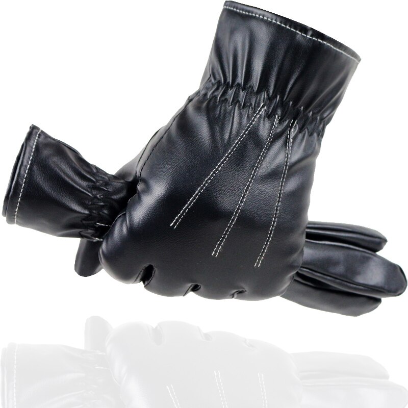 Petits Gants D'hiver Femme Noirs Isolés Taille S (20?) Chauds Et Douillets