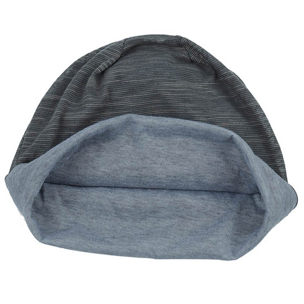 Bomuldskræft kemo hat unisex mænd hoved beanie stribet hip hop kasket til kvinder ski kasketter rasta kasket dame forår efterår