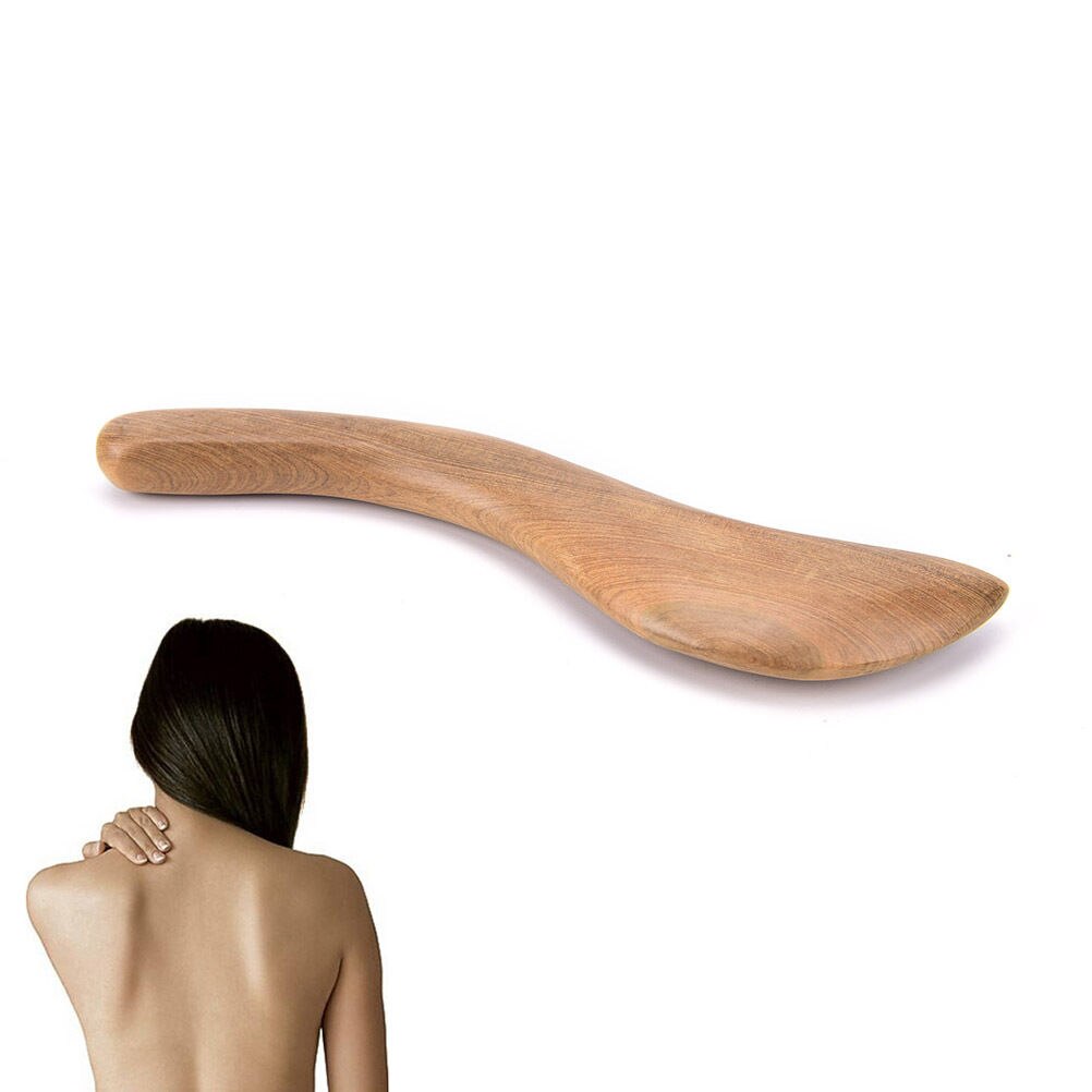 Bra trä fisk form kropp massage verktyg hälsovård avslappning trä fot roller massager hand trä massage verktyg: 5