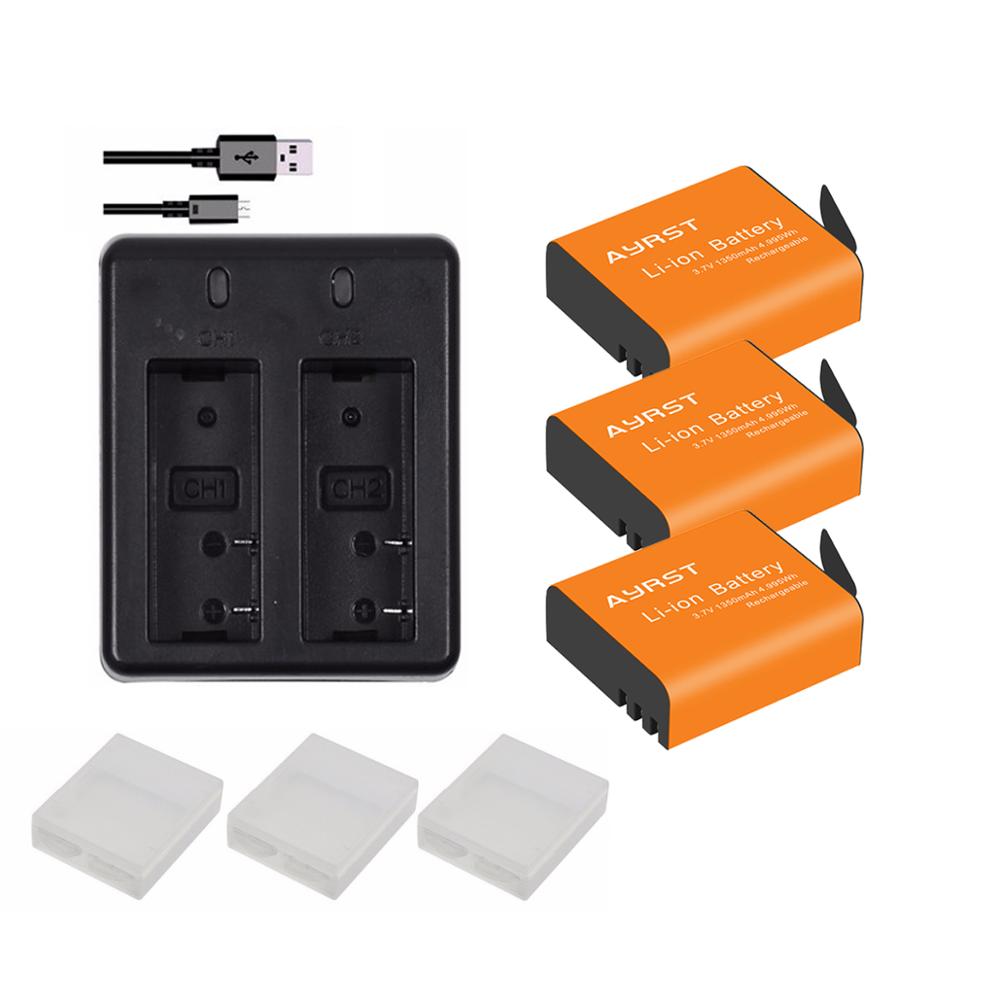 4 Stuks 1350Mah PG1050 SJ4000 PG900 Batterij + Usb... – Grandado