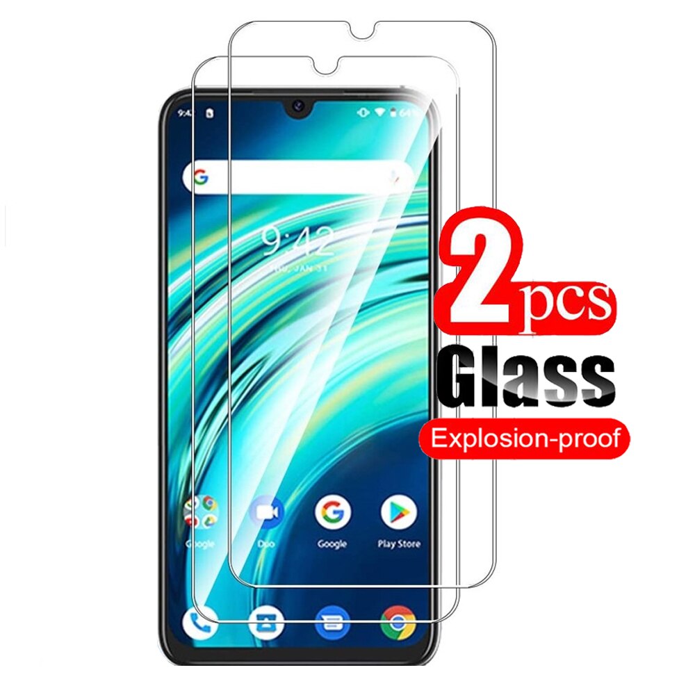 2 Stuks Beschermende Glas Voor Umidigi A7 Pro Bison A9 A7S A9pro Screen Protector Voor Umi Bison Een 9 7 pro Gehard Glas Cover Film