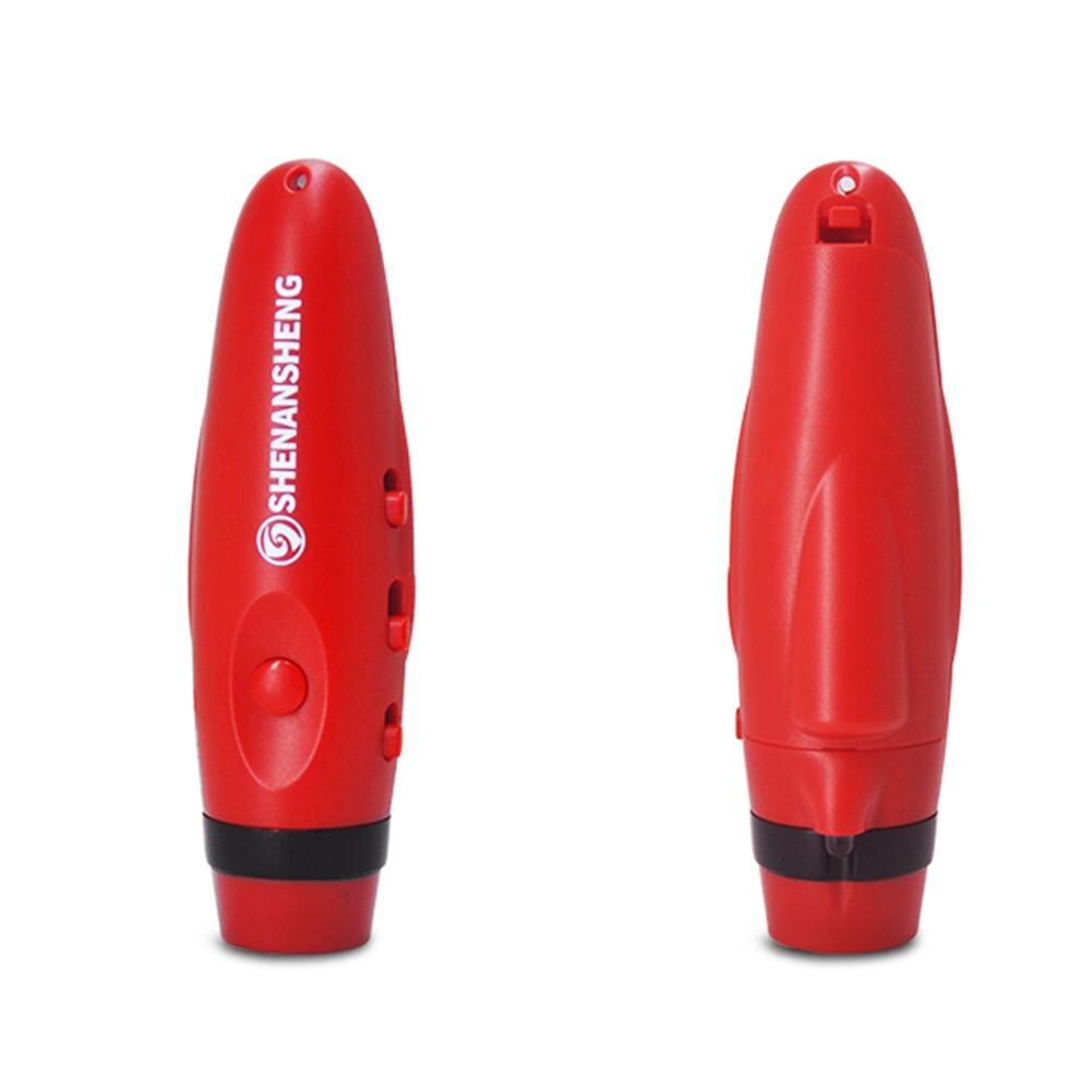 Electronic Whistle Rechargeable Outdoor Training Traffic Command 3 Tone High-decibel Safety Whistle: red