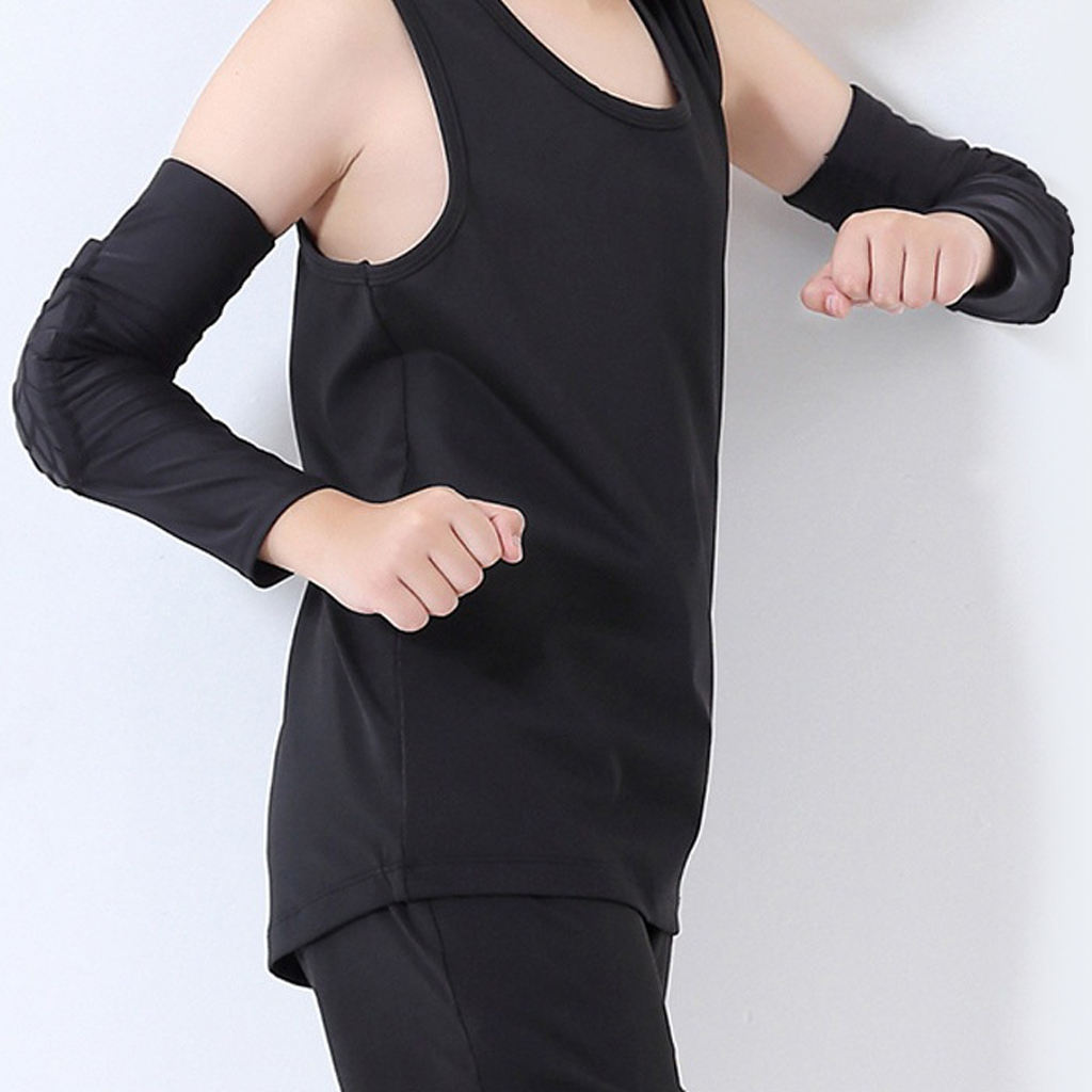 Basketball Arm Sleeve - Elbow Support Guard Pads for Children Kids - 4 Sizes to Select