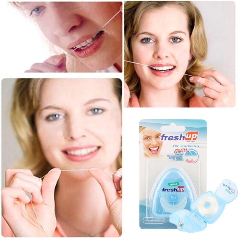 50M Draagbare Dental Floss Met Doos Picks Tanden Tandenstokers Stick Draagbare Tand Schoon Oral Care Floss Pick Interdentale Borstel