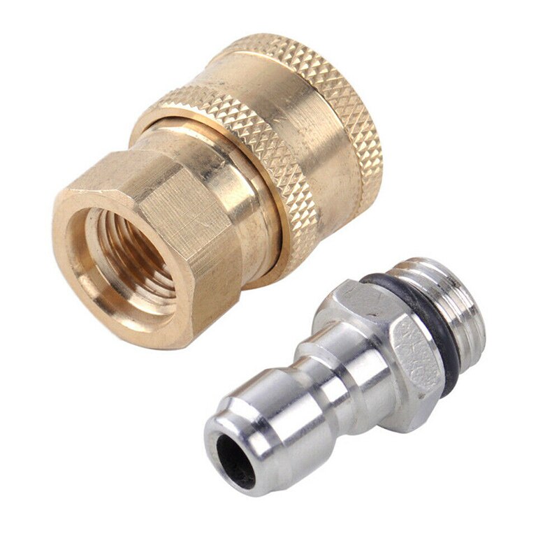 Quick Release Connector Adapter Fitting High Pressure Washer Kit Hose Connector