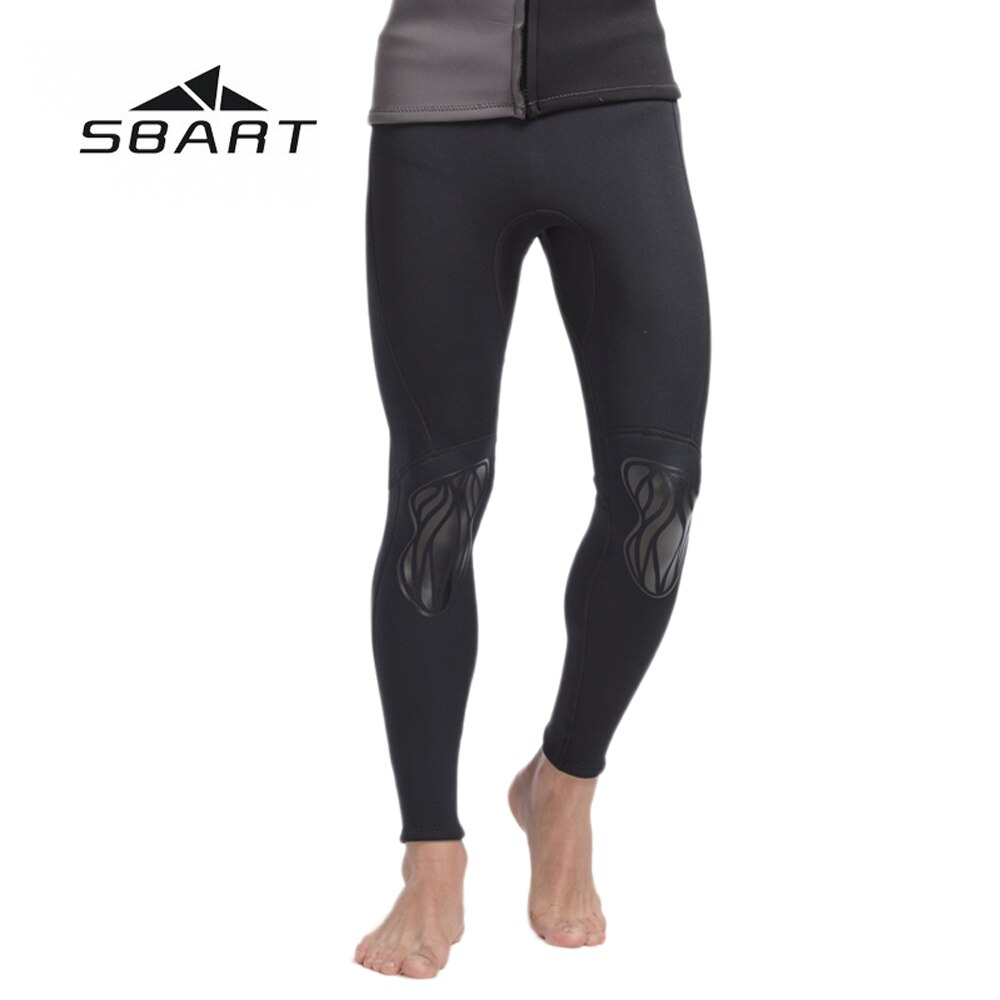Sbart 3mm neopren menn dykking tighte bukser svømming badetøy kite surfing tights leggings våtdrakt windsurfing rashguard: 4xl