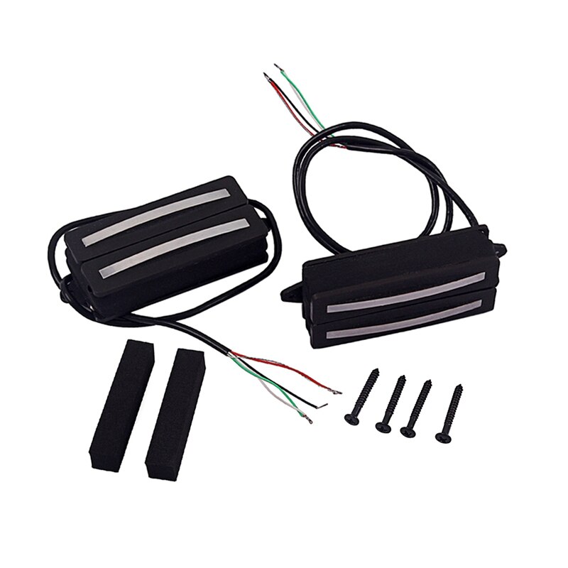 1 sæt dual coil guitar pickup 7 strenget guitar hals bro til fender stratocaster squier telecaster bas guitar