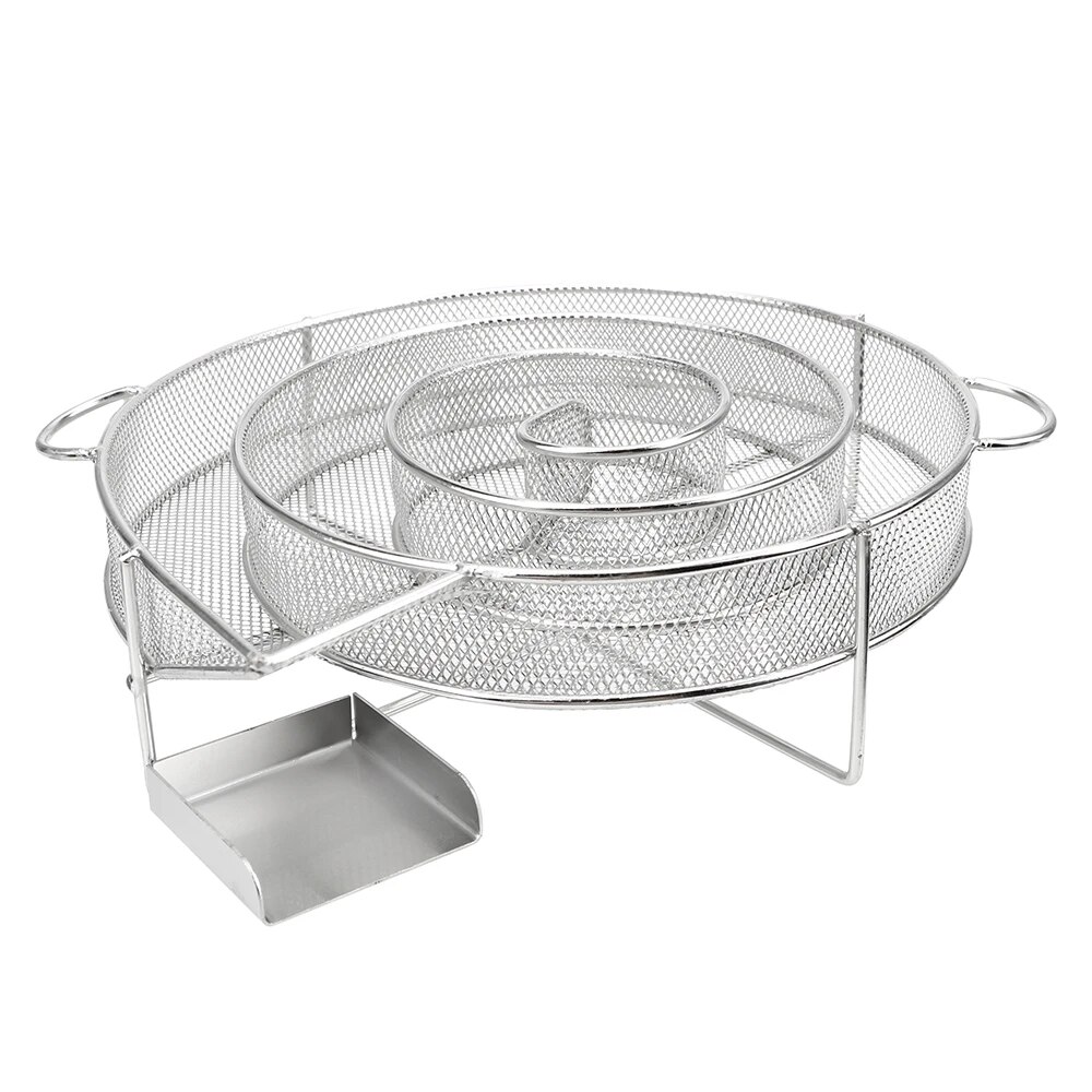 Mini grill laks bacon fisk hjemmeryger generator træflis stål grill bqq ovn plade stegekomfur kødværktøj: Default Title