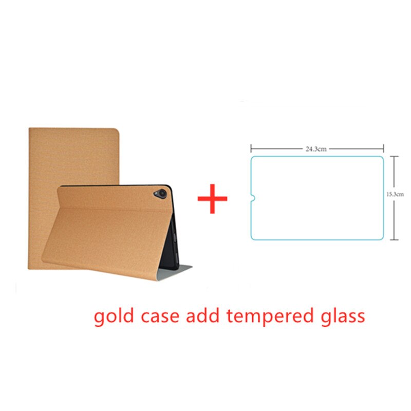 Étui de protection pour tablette PC ALLDOCUBE Kpad 10.4 pouces, étui de protection pour ALLDOCUBE Kpad + gratuits: Gold case add glass