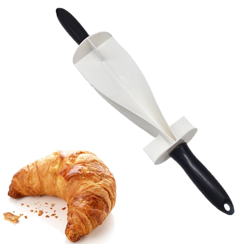 Diy Plastic Handvat Brood Deegroller Cutter Mold Voor Maken Croissant Brood Deeg Gebak Mes Handvat Bakken Keuken Accessoires